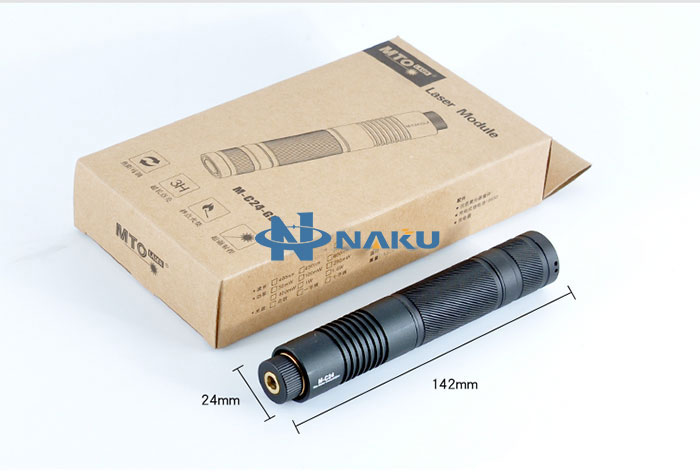 Mobile Operation Without External Power Supply 450nm 1W 1.6W Foucs Adjustable Blue Laser Module Dot